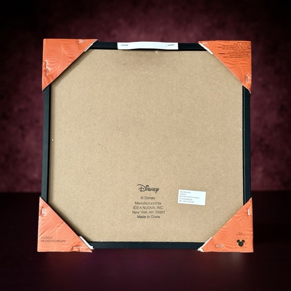 Disney Halloween Mickey & Minnie Mouse Wall Art Picture In Orange And Purple - Picture 2 of 3